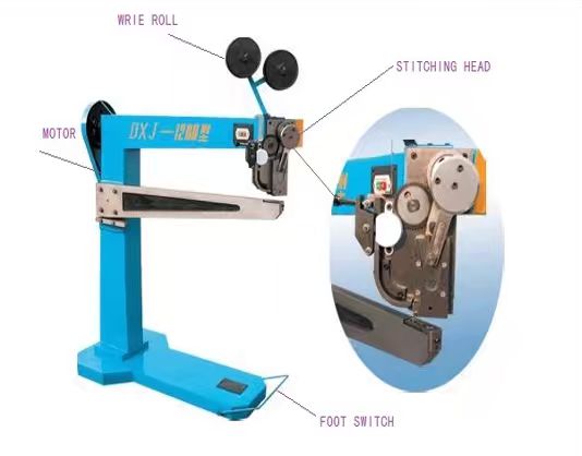 Semi Automatic Carton Stitching Machine
