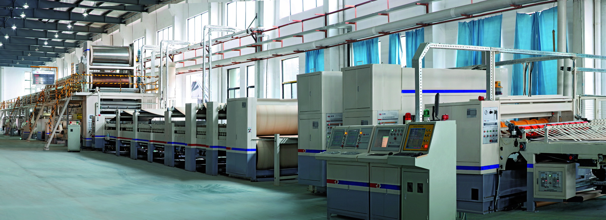 The 3Ply,5Ply,7Ply corrugated cardboard production line